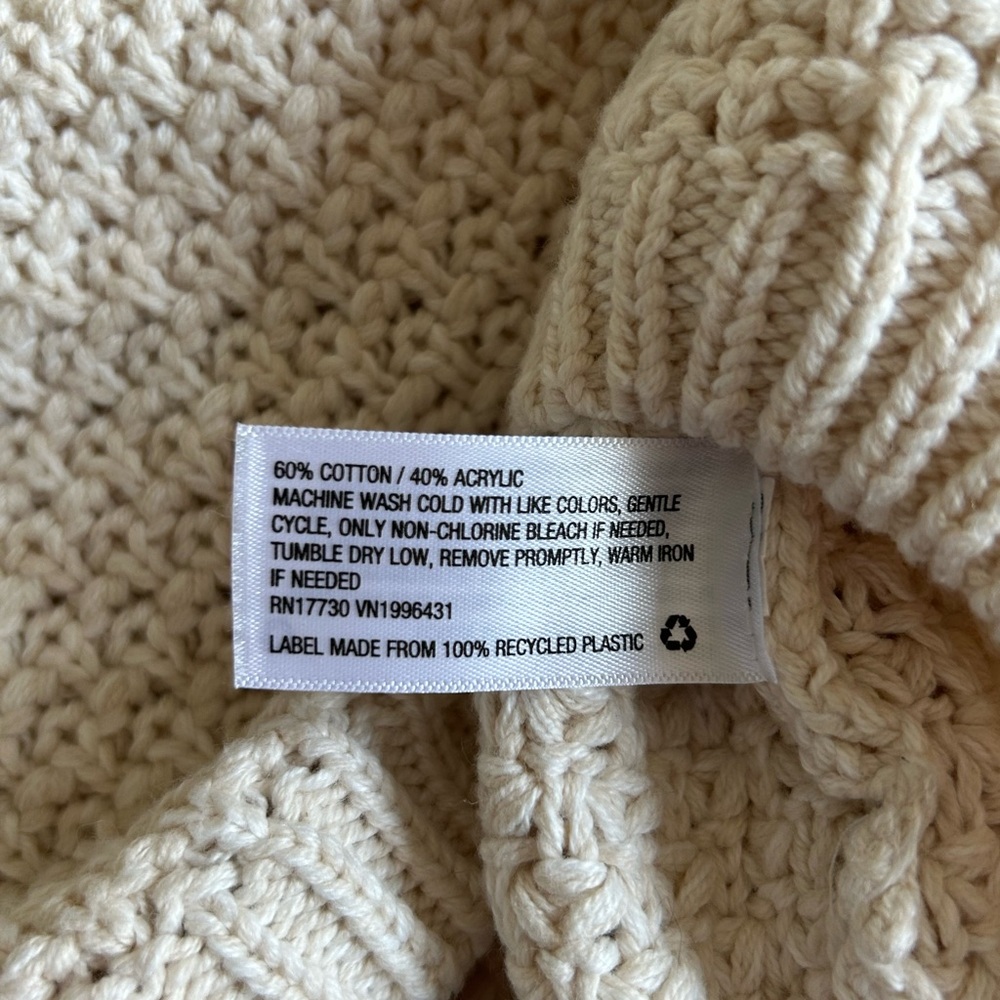 Universal Thread Cream Textured Sweater - Picture 3 of 4